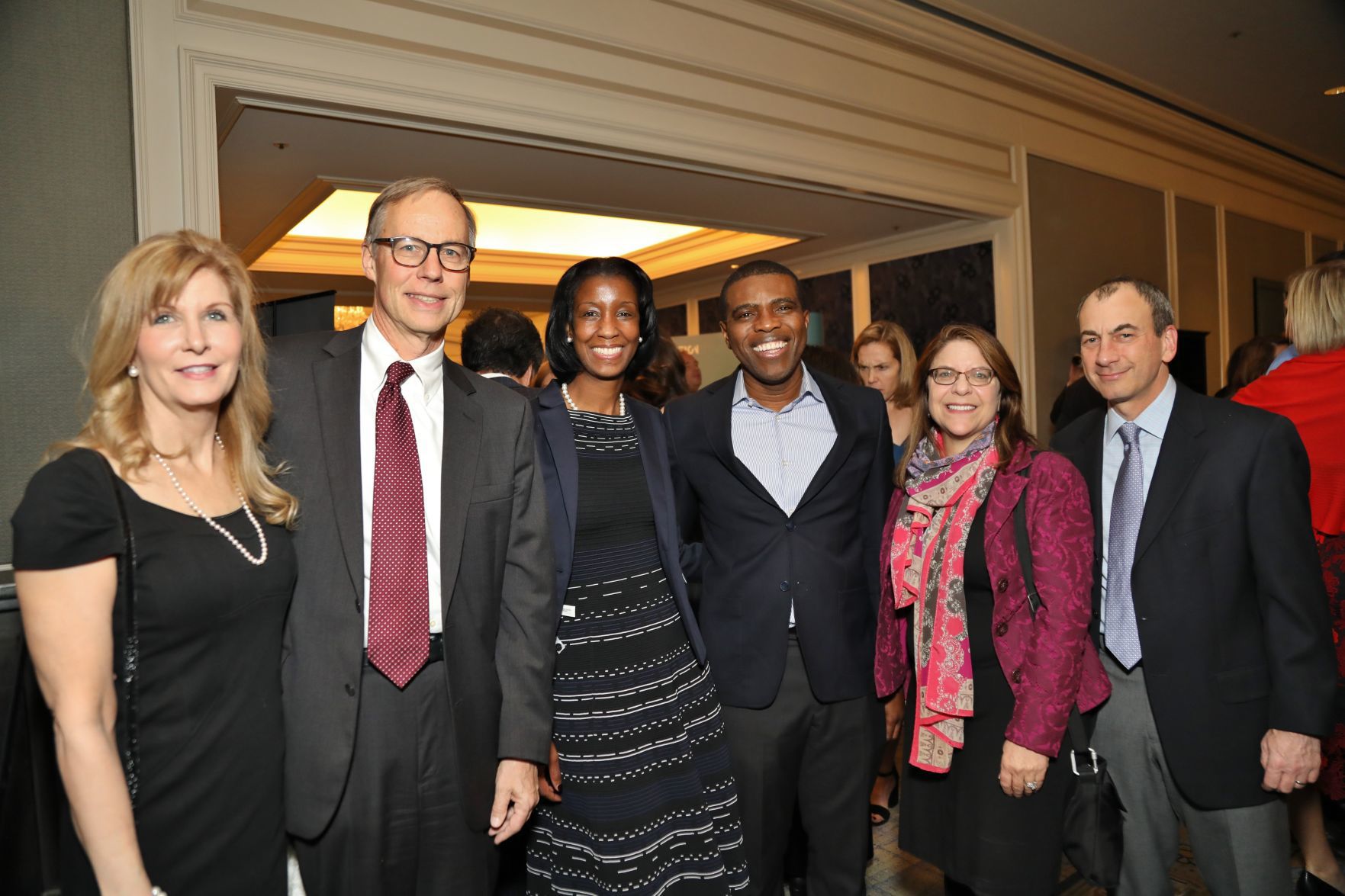 Jennifer and Greg Nelson, Chonda and Fidel Nwamu, Caryn Fine, Robert Kanterman